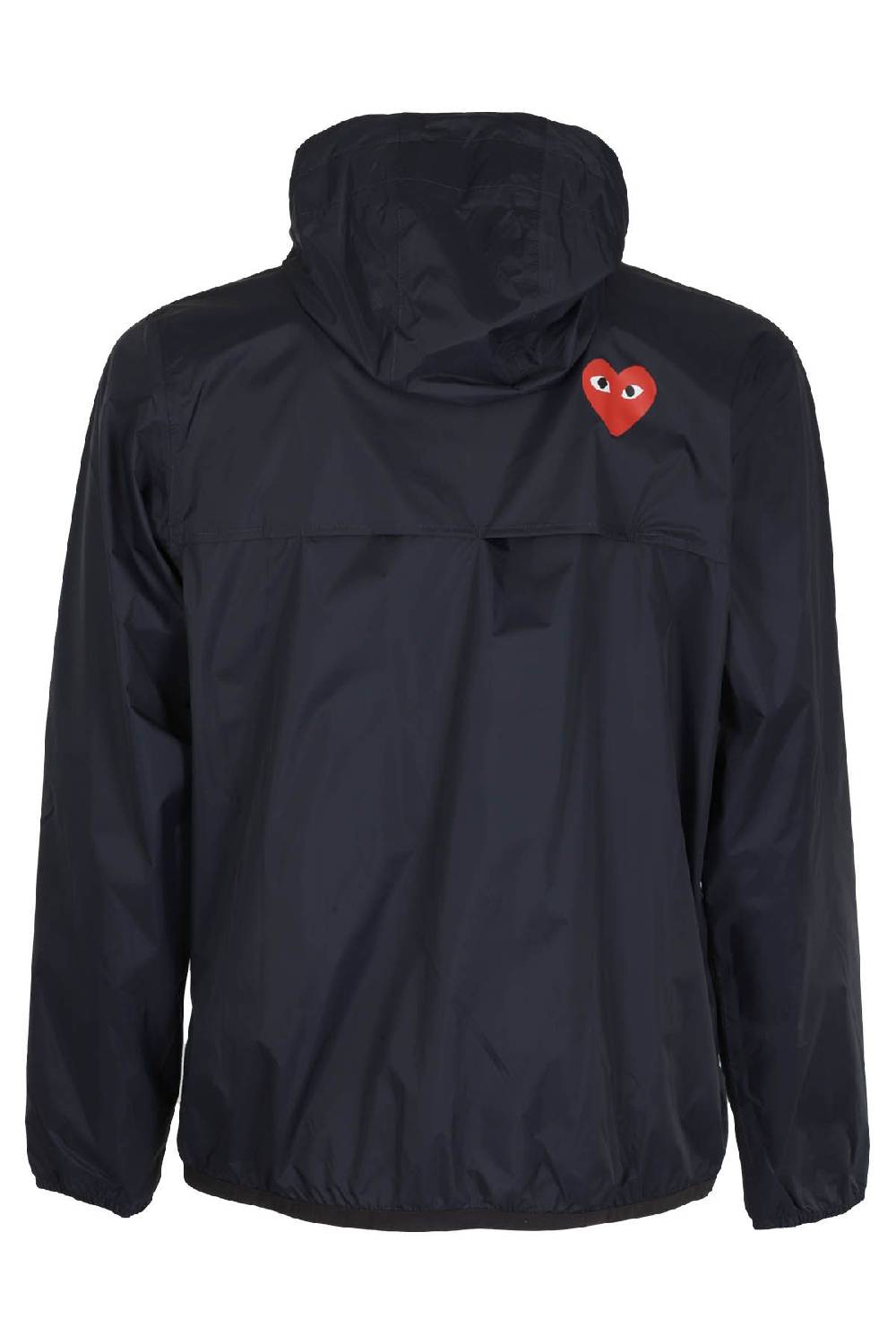 COMME DES GARCONS PLAY X K-WAY K-Way Hoodie Navy