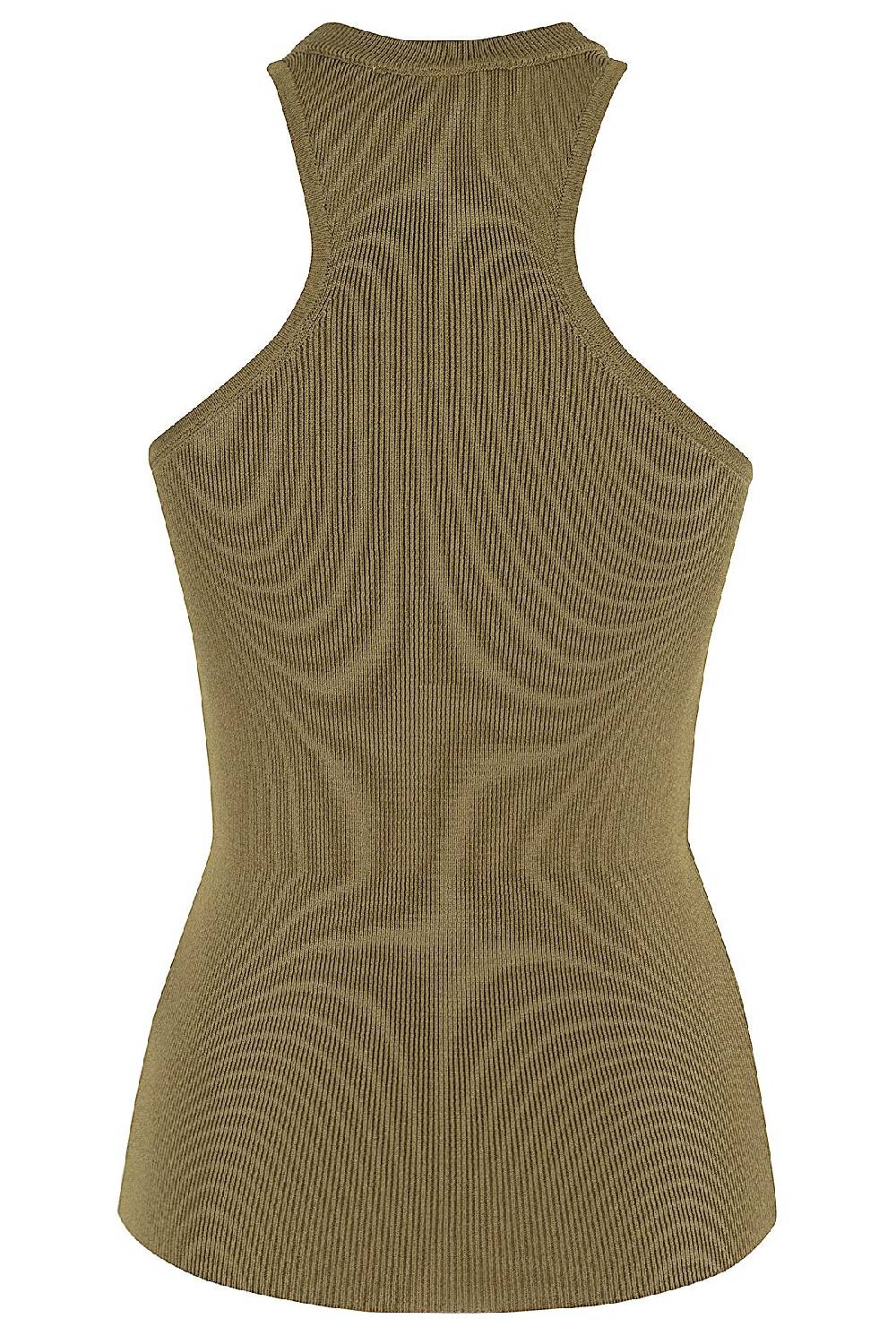 ERIKA CAVALLINI Top Helen Verde Militare