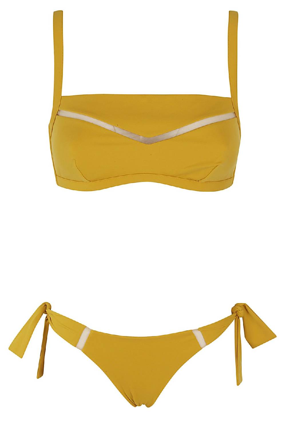 EXILIA Top Bikini Nasso Mustard