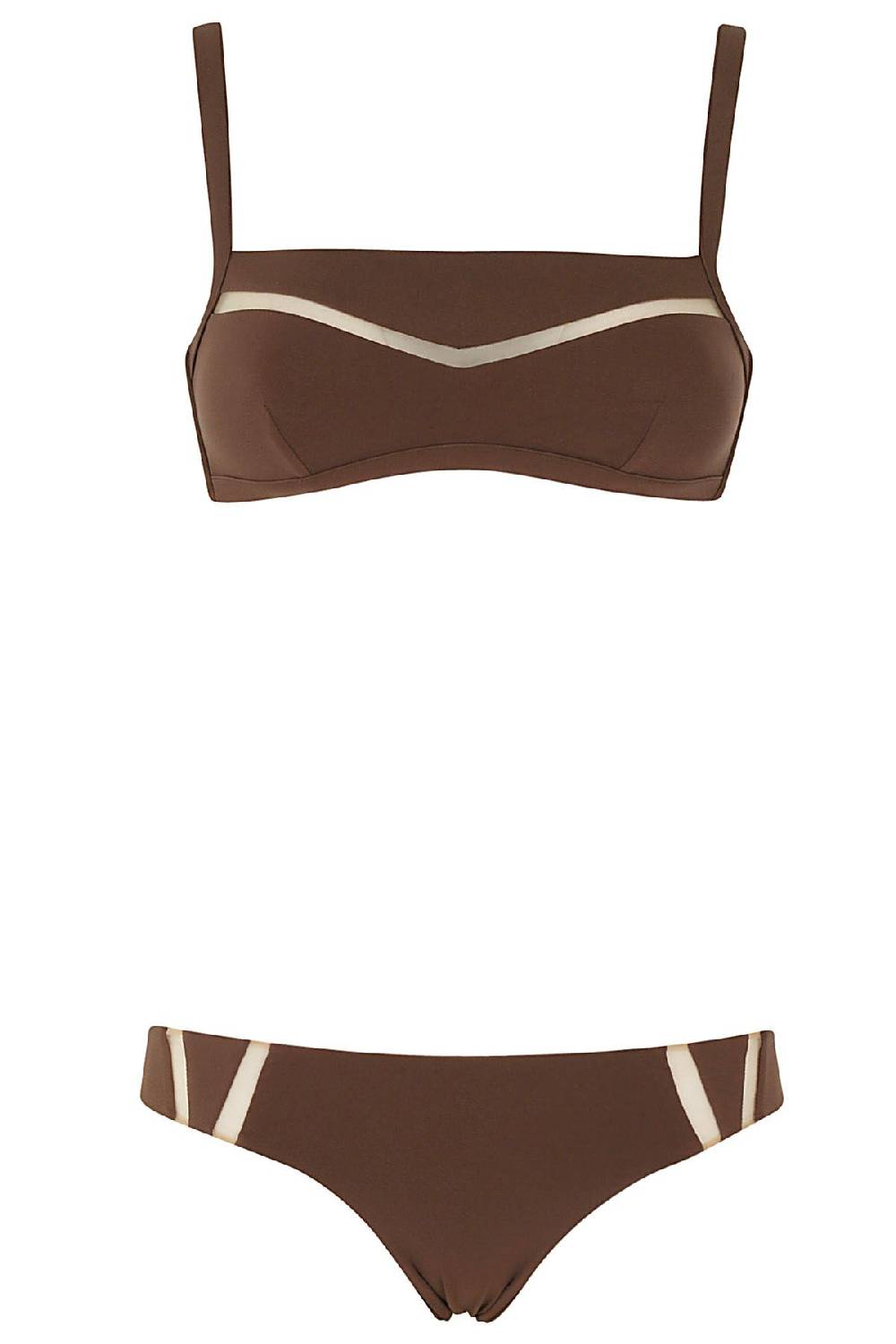 EXILIA Top Bikini Nasso Pecan