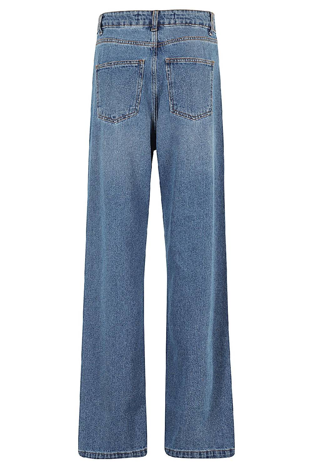 FEDERICA TOSI Jeans Carry Over Azzurro