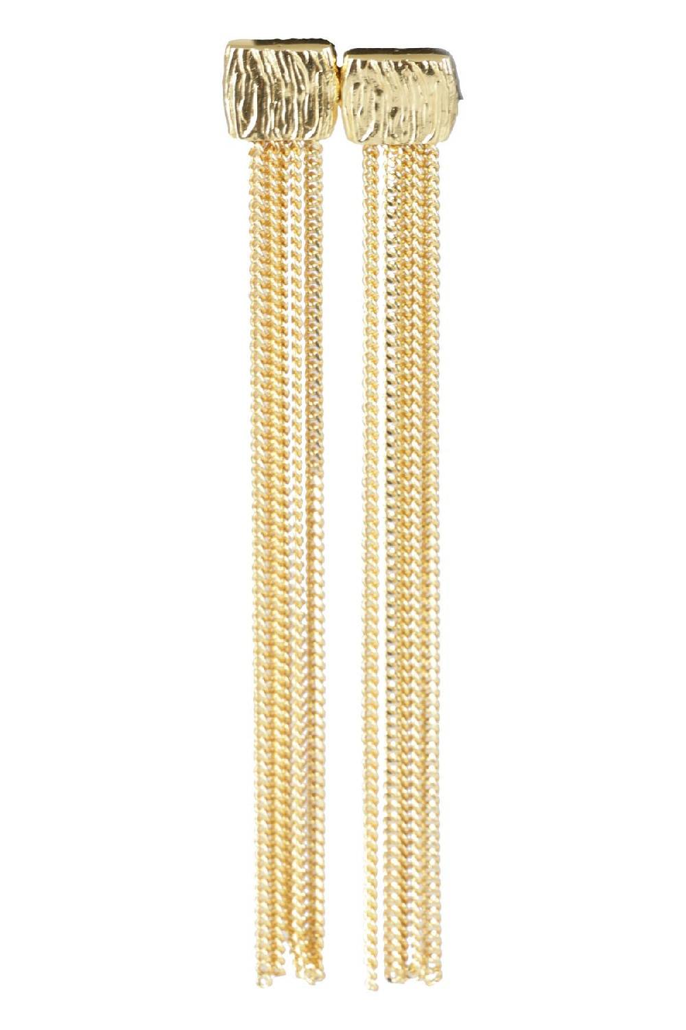 FEDERICA TOSI Orecchini Long Daisy Gold