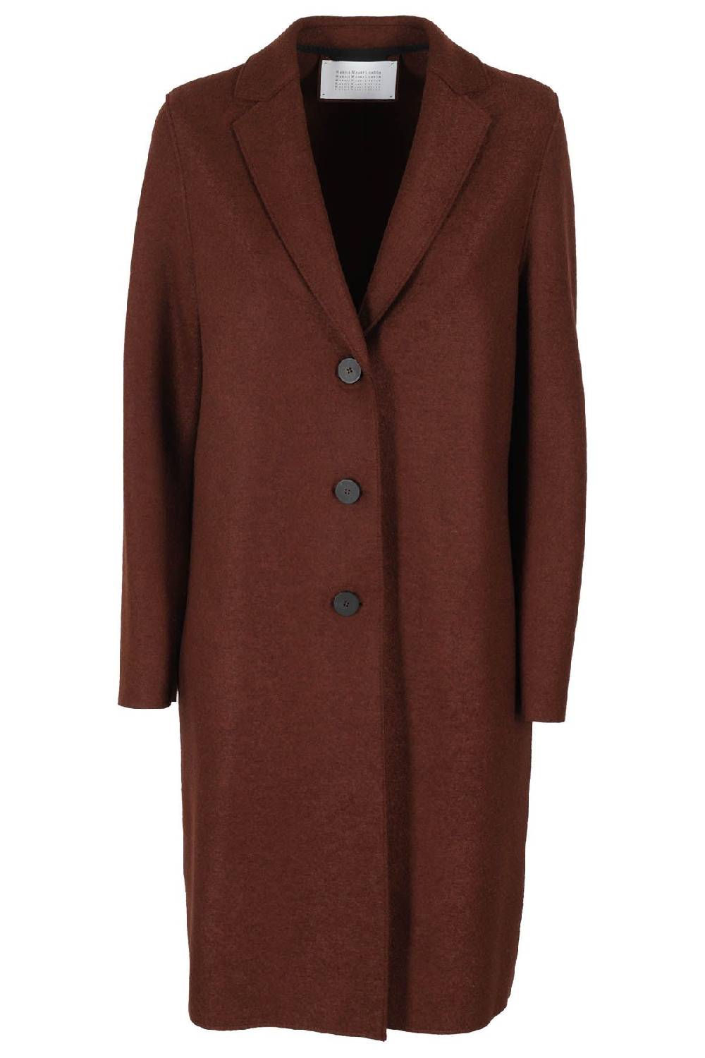HARRIS WHARF LONDON Cappotto Over Lungo Cognac