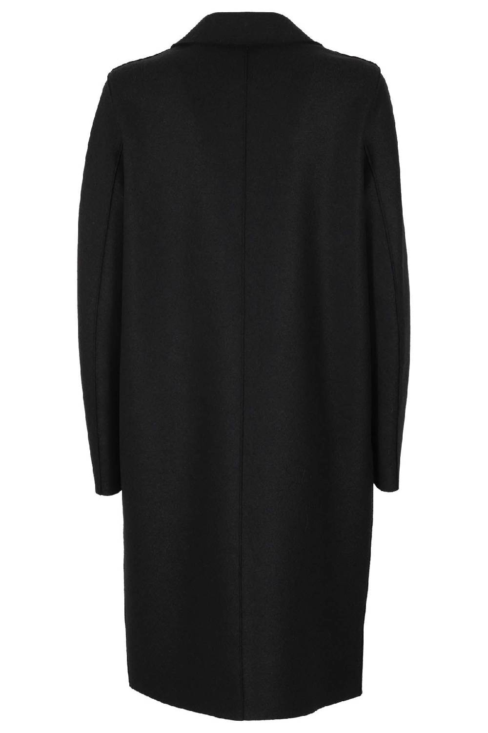 HARRIS WHARF LONDON Cappotto Over Lungo Nero