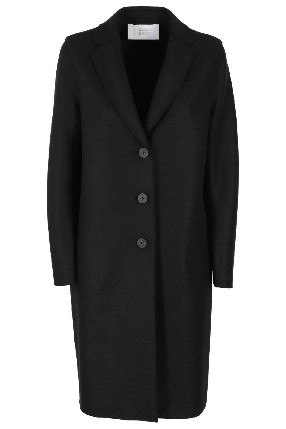 HARRIS WHARF LONDON Cappotto Over Lungo Nero