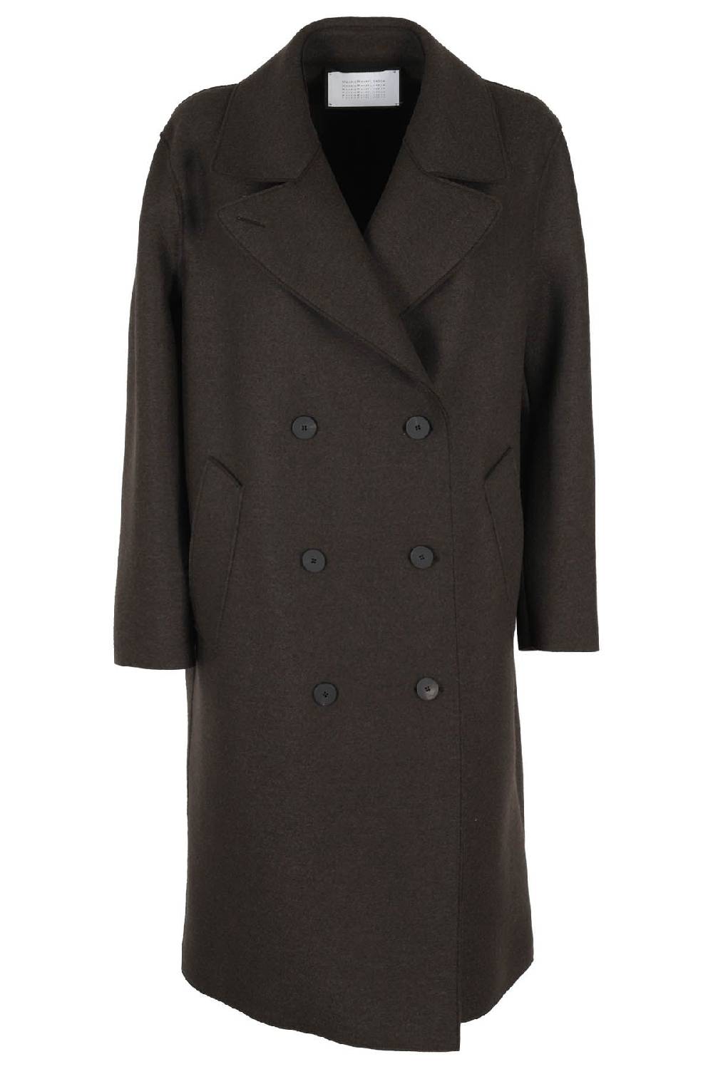 HARRIS WHARF LONDON Cappotto Sailor Dark Brown