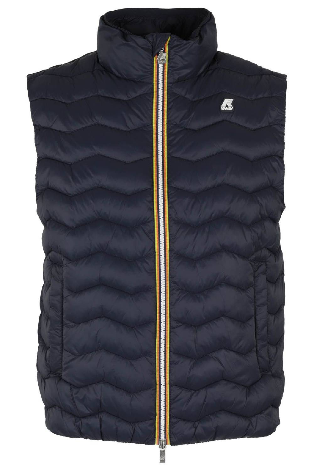 K-WAY Giubbotto Gilet Valen Blu