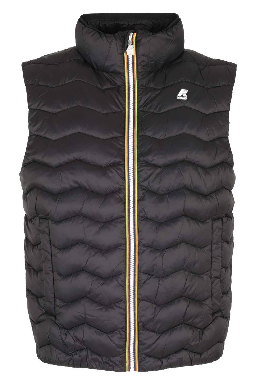 K-WAY Giubbotto Gilet Valen Nero