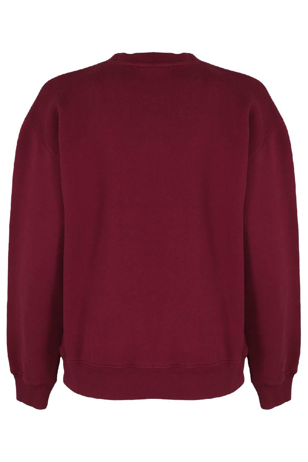 MAISON KITSUNE` Felpa Fox Comfort Bourdeaux