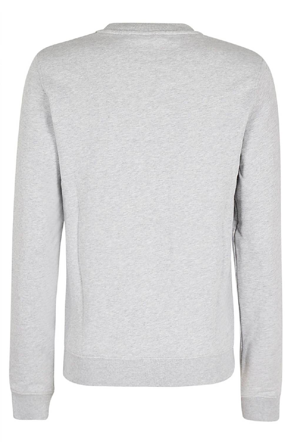 MAISON KITSUNE` FELPA REGULAR GRIGIA