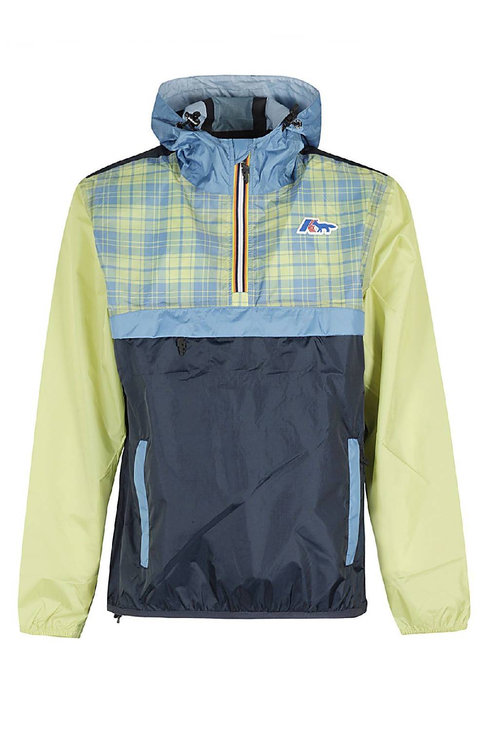 MAISON KITSUNE X K WAY Giacca Gialla