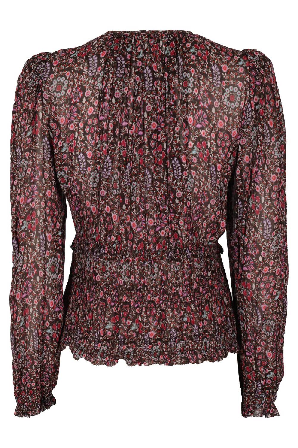 MARANT ETOILE Camicia Nibel Floreale Marrone