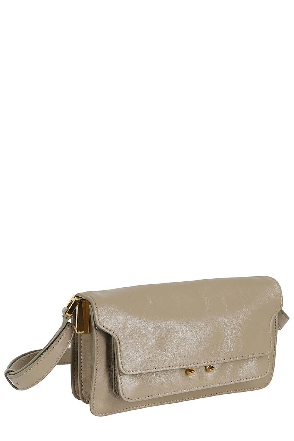 MARNI Borsa Trunk Soft East West Taupe