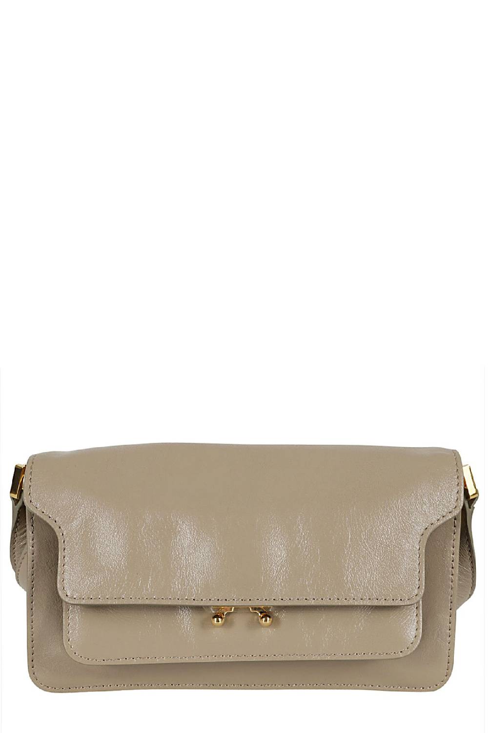 MARNI Borsa Trunk Soft East West Taupe