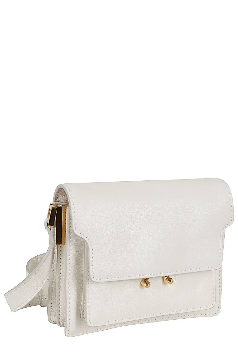 MARNI Borsa Trunk Soft Mini Bianca