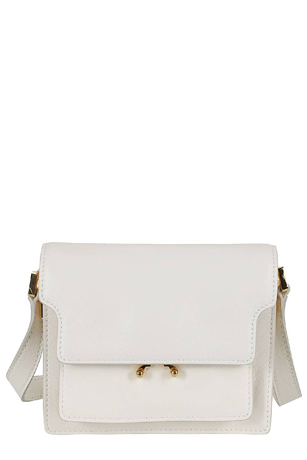 MARNI Borsa Trunk Soft Mini Bianca