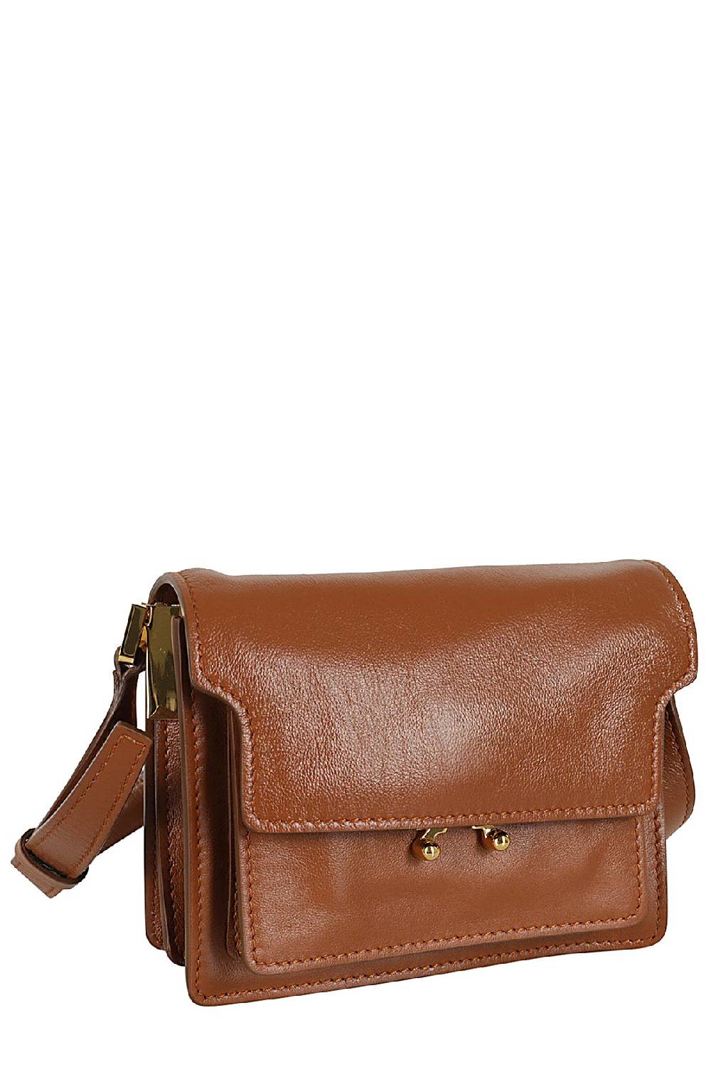 MARNI Borsa Trunk Soft Mini Marrone