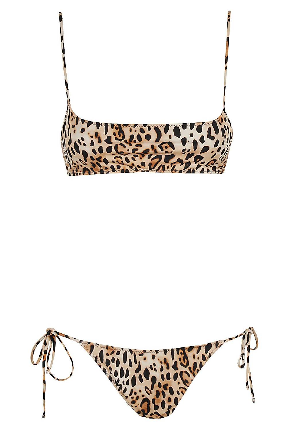 MC2 SAINT BARTH Bikini Slip Leopardo
