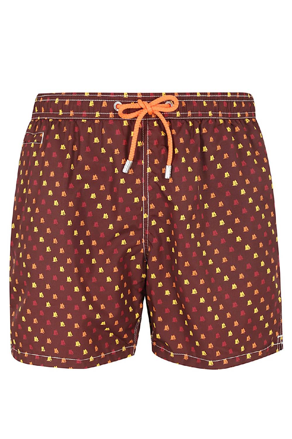 MC2 SAINT BARTH Costume Rosso Scuro Fantasia