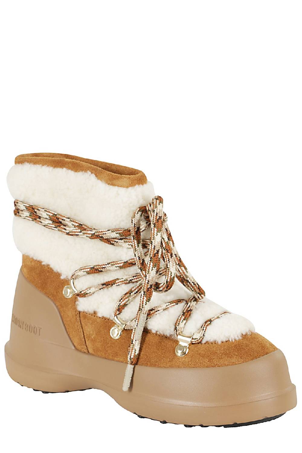 MOON BOOT Stivaletto Luna Shearling Marrone