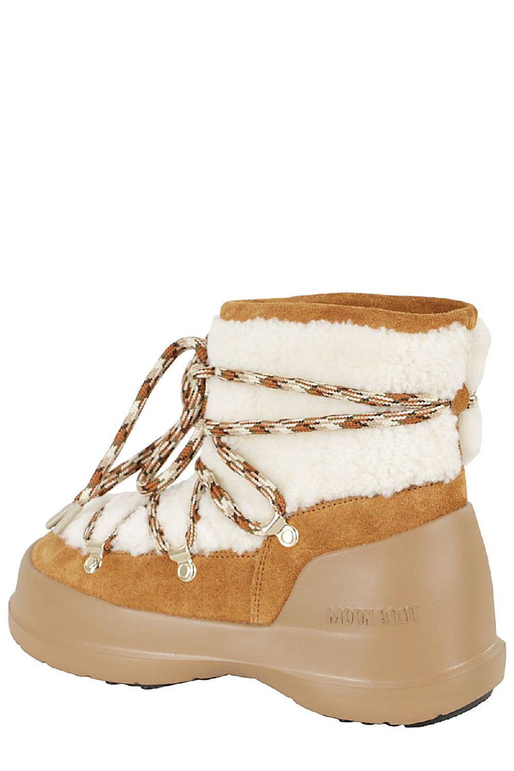 MOON BOOT Stivaletto Luna Shearling Marrone