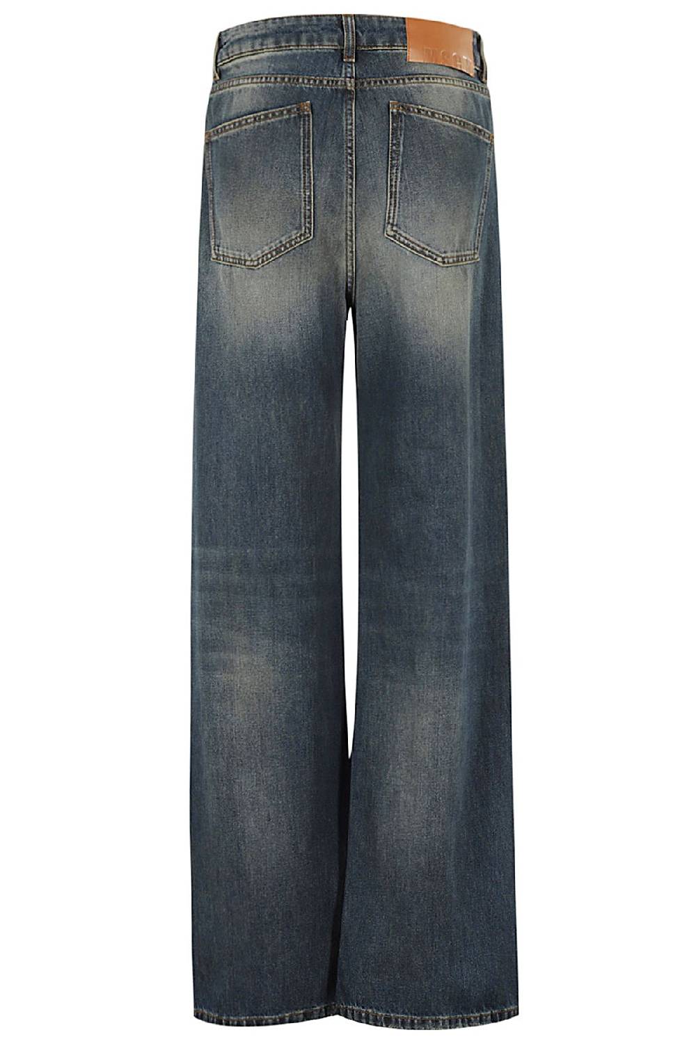MSGM Jeans Vintage Blu