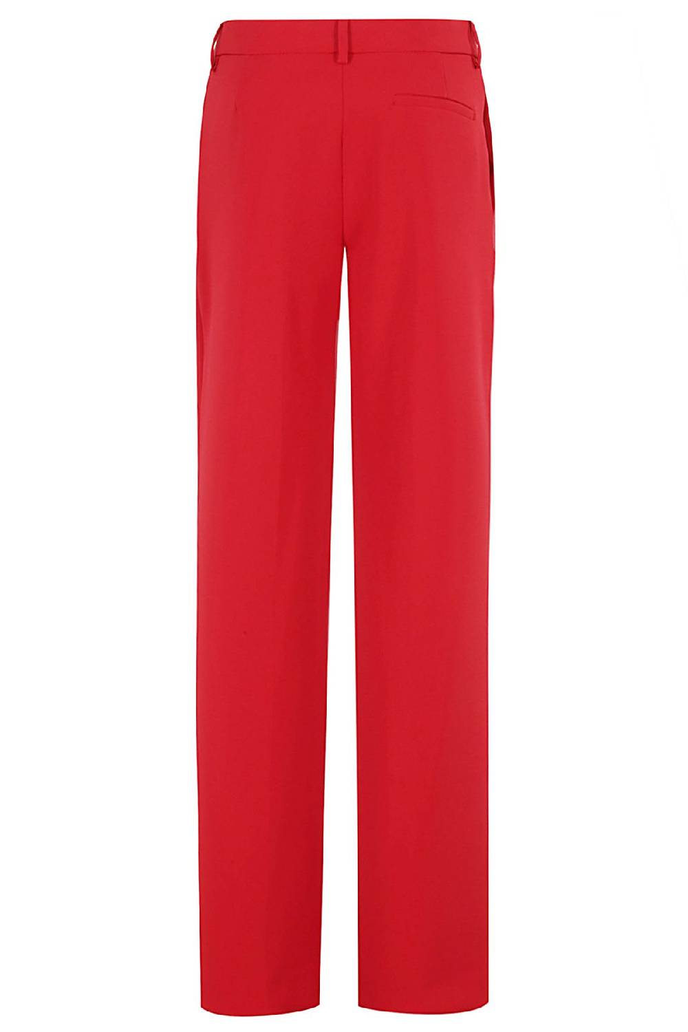 MSGM Pantalone Straight Rosso