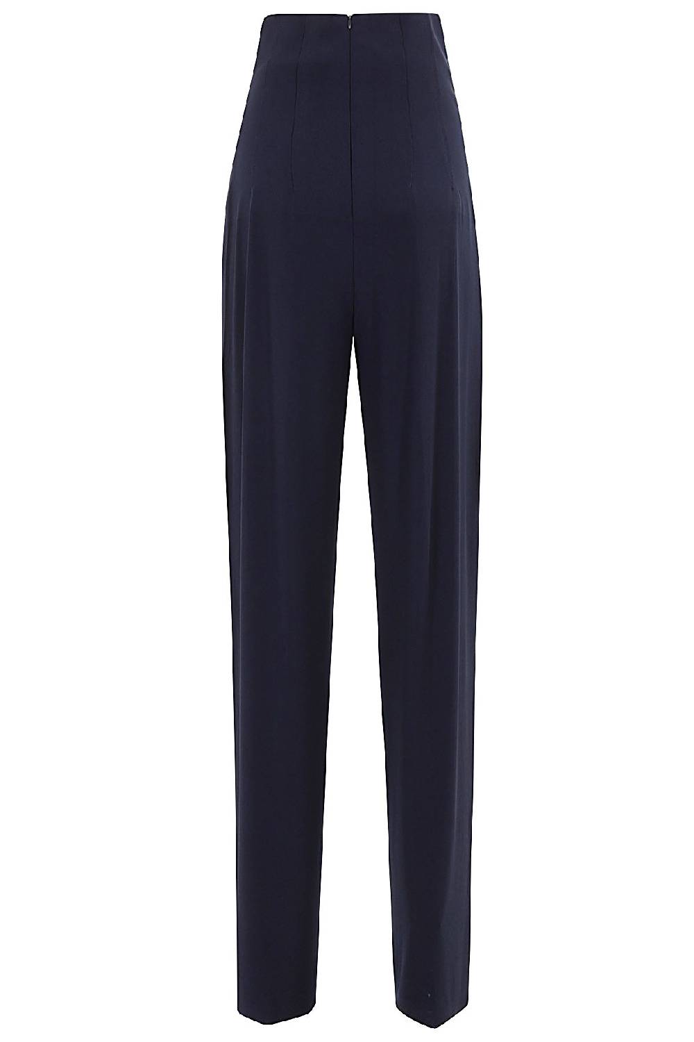 NORMA KAMALI Pantalone Pleat Blu