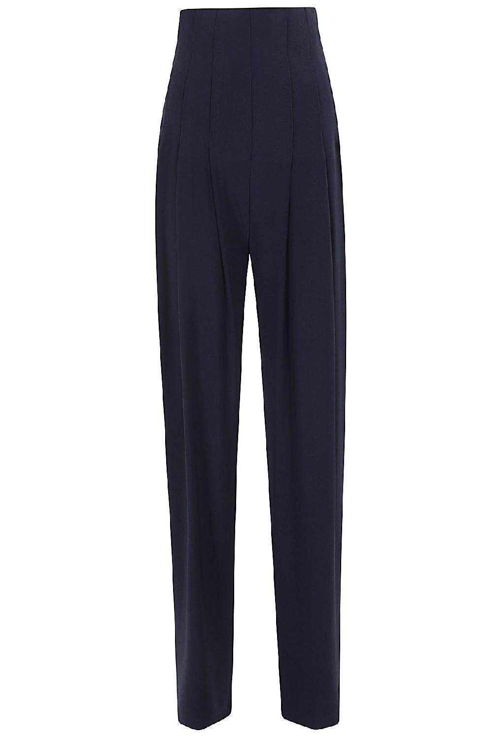 NORMA KAMALI Pantalone Pleat Blu