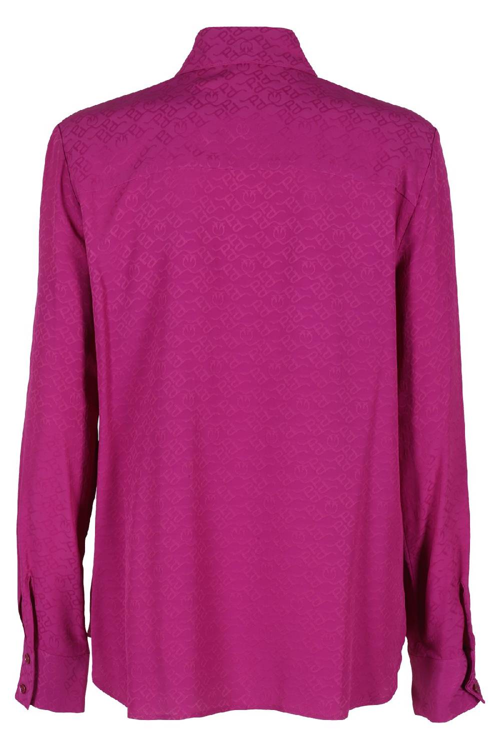 PINKO Camicia Logo Viola Bouganville