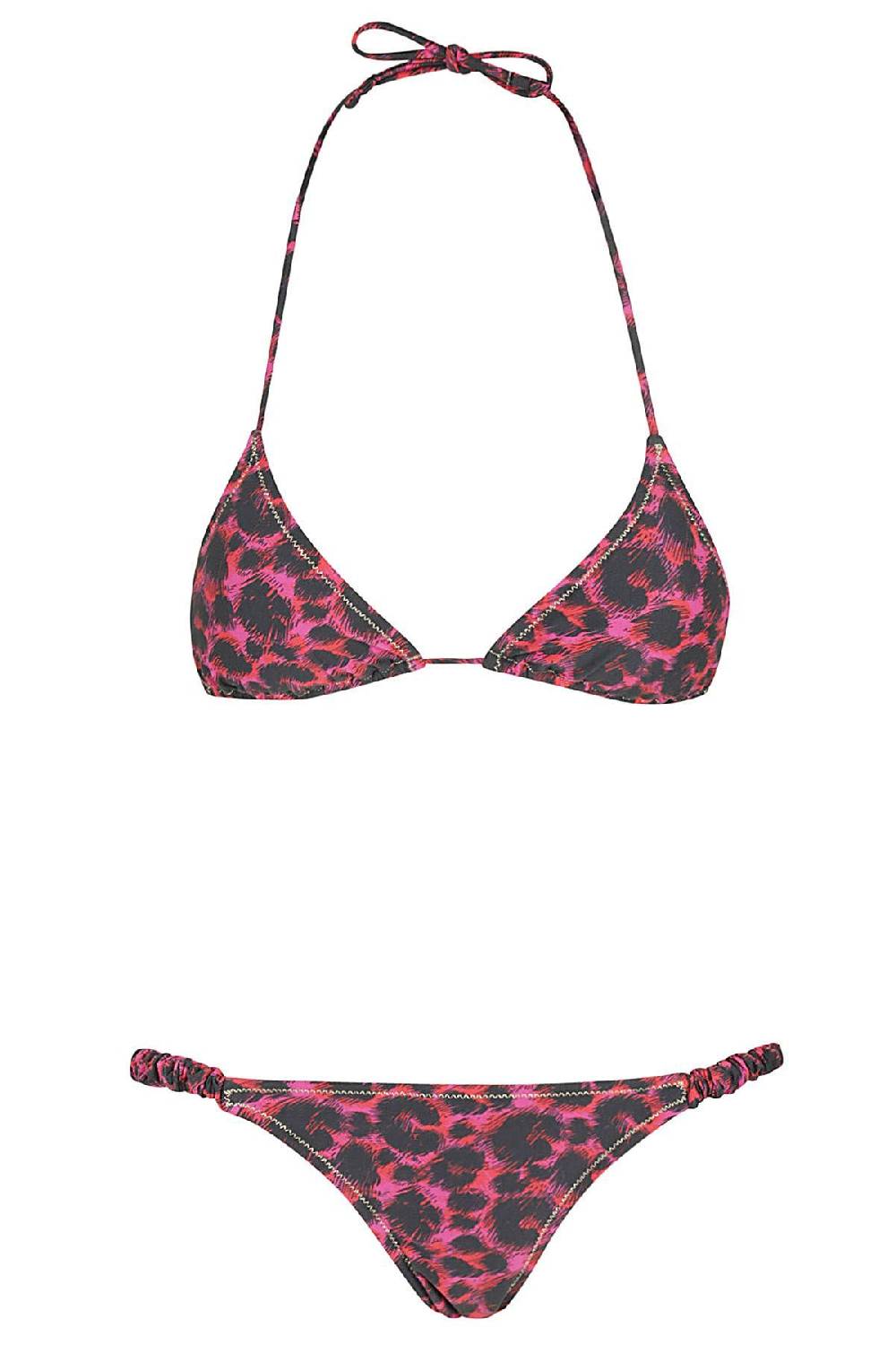 REINA OLGA Costume Bikini Red Leopard