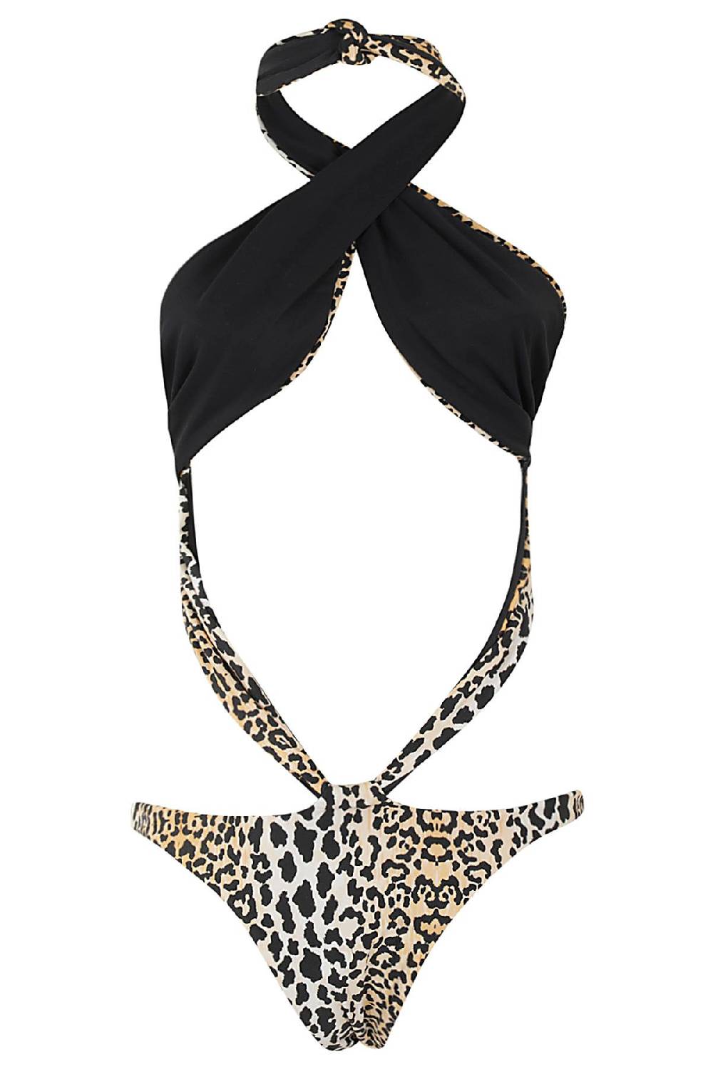 REINA OLGA Costume Trikini Showpony Leopard