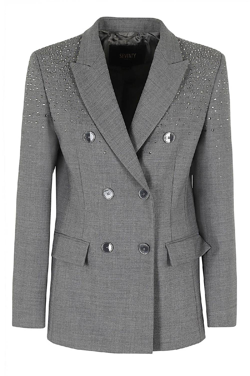 SEVENTY Giacca Diagonale Grigia