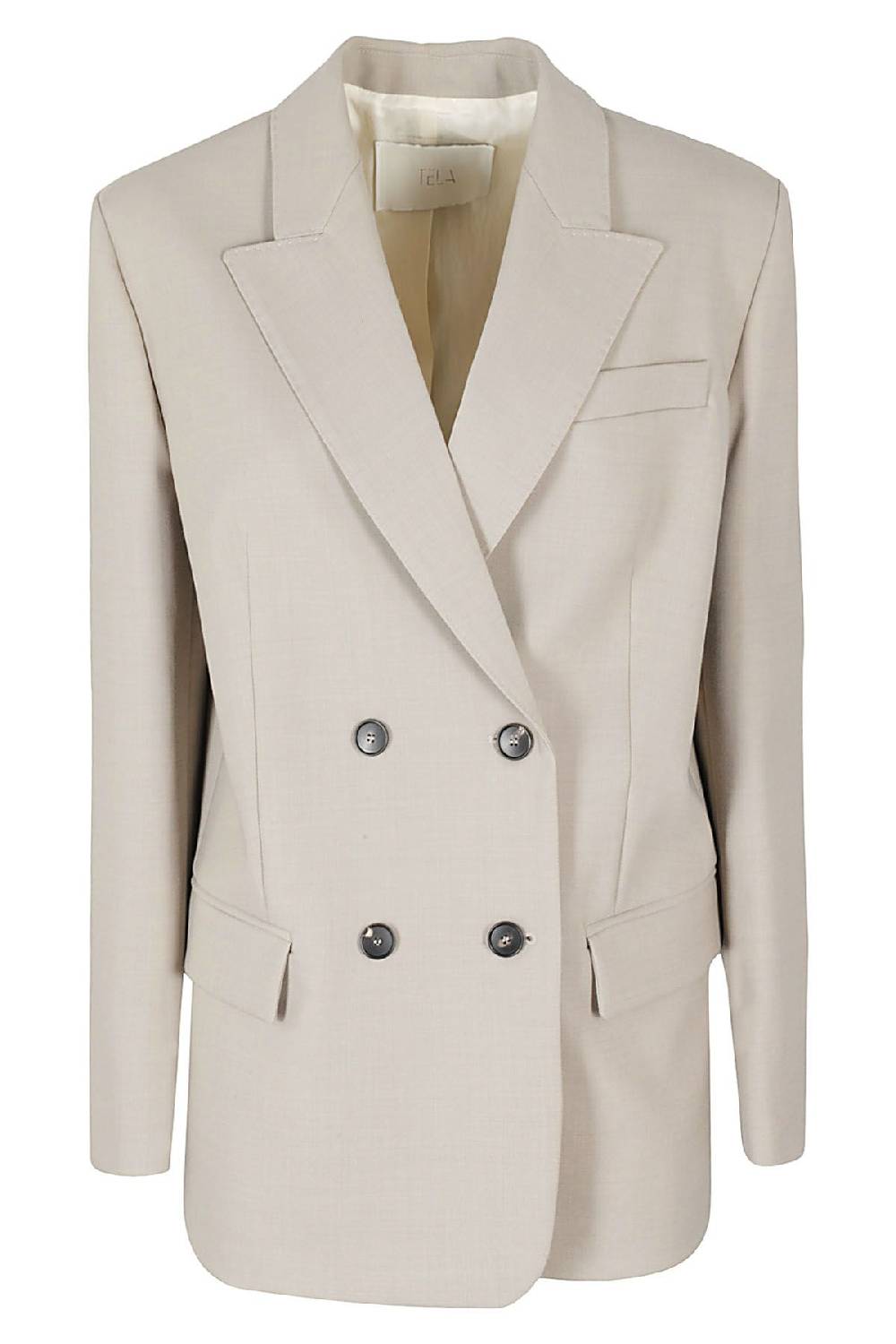 TELA Blazer Ronny Doppiopetto Beige