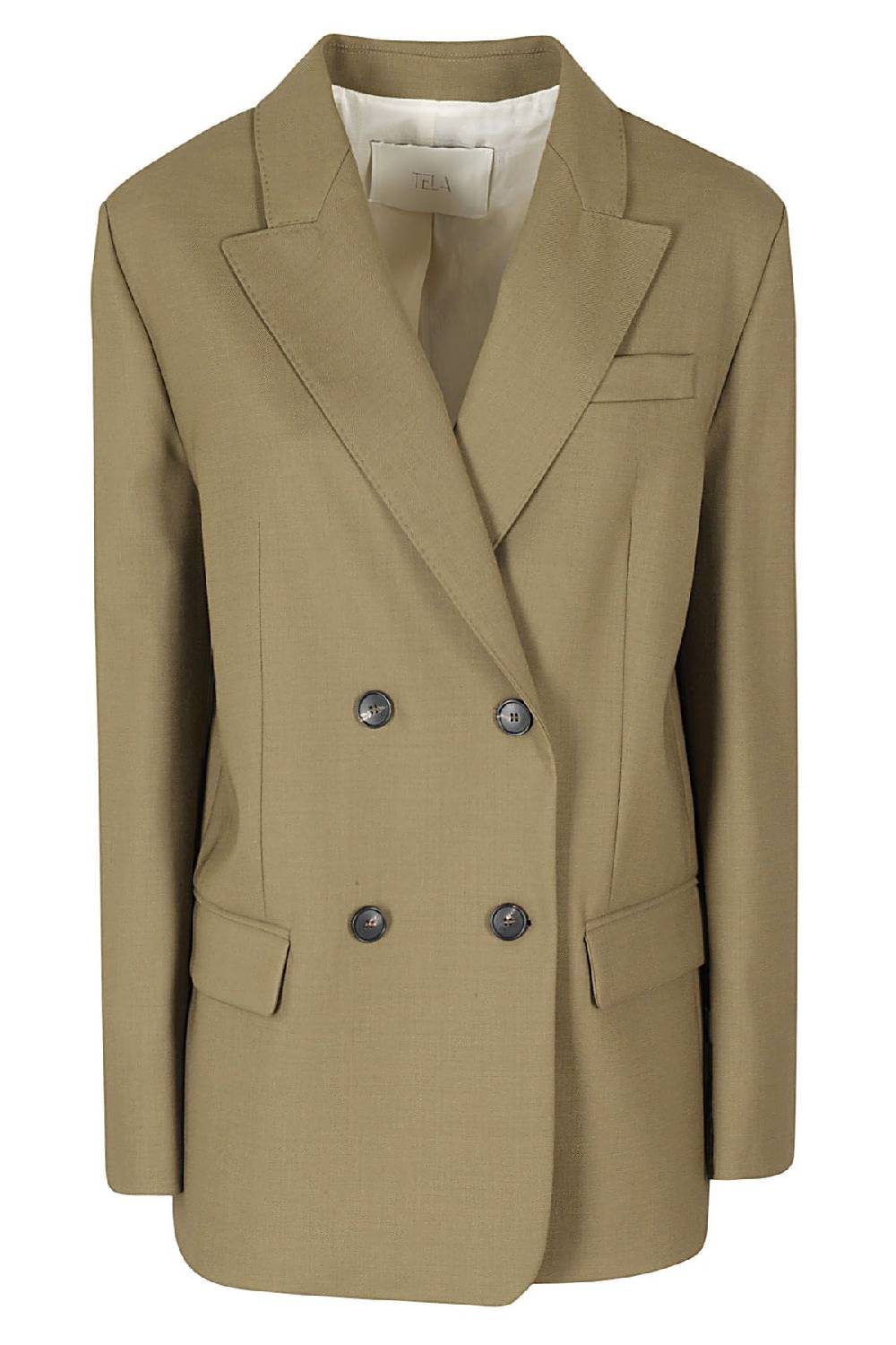 TELA Blazer Ronny Doppiopetto Verde