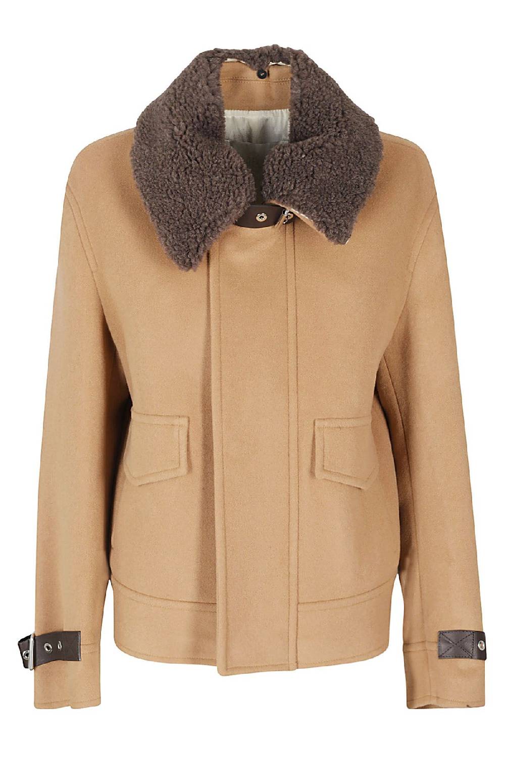 TELA Cappotto Rovello Beige