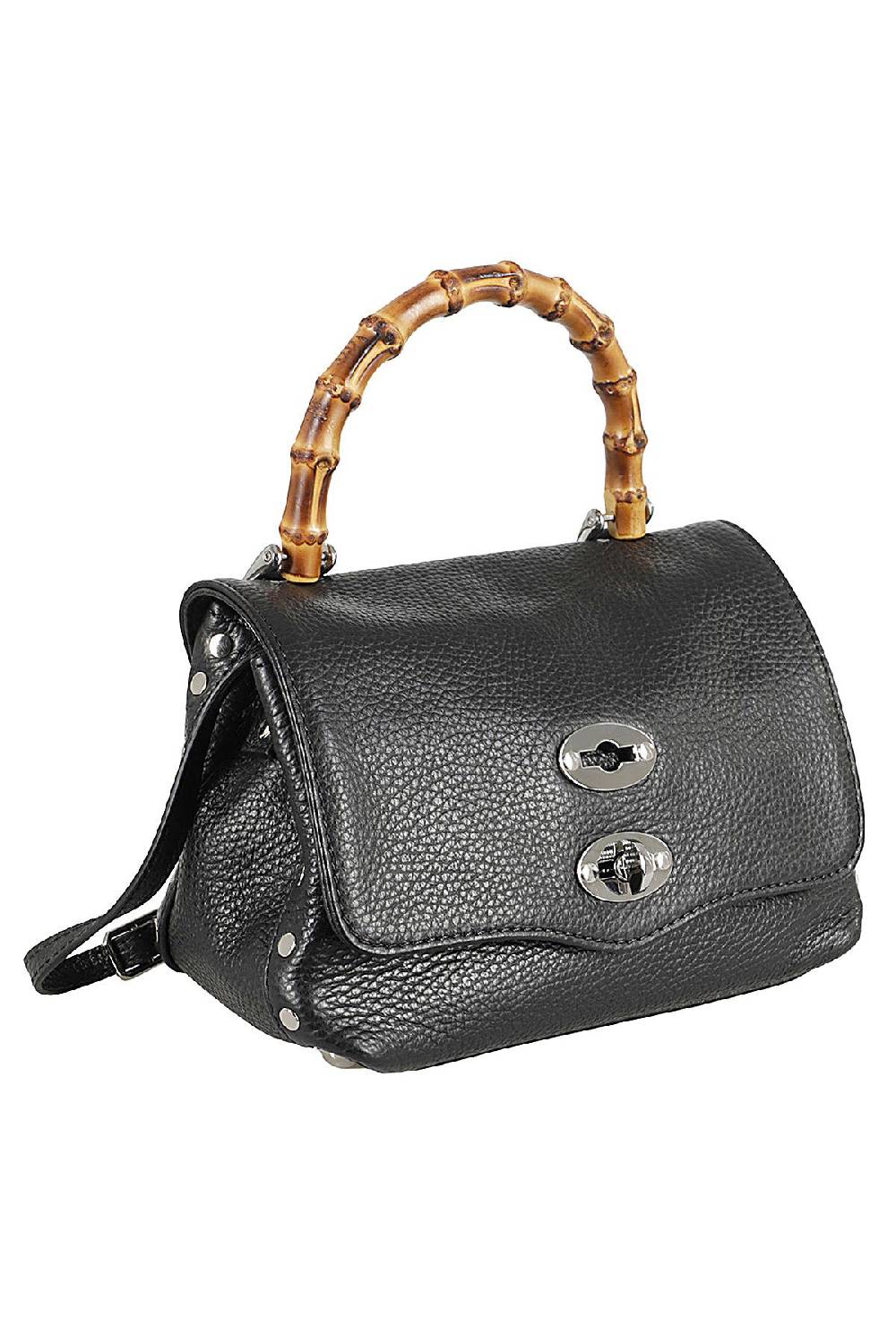 ZANELLATO Borsa Postina Daily Bamboo Baby Nera