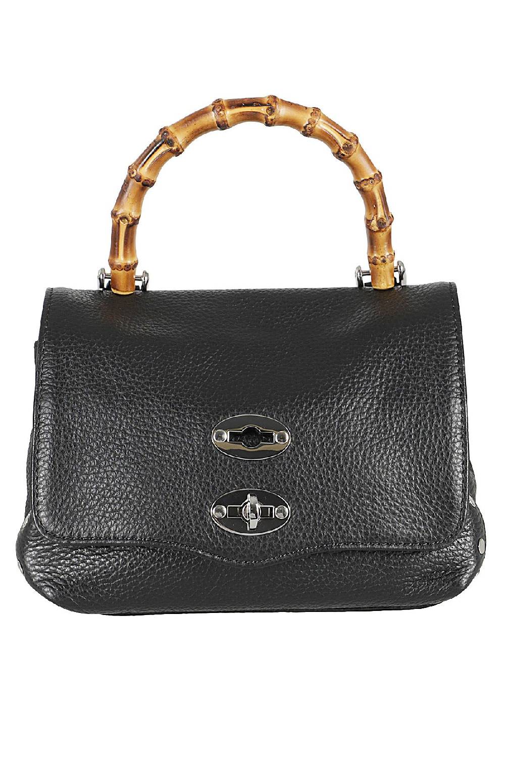 ZANELLATO Borsa Postina Daily Bamboo Baby Nera