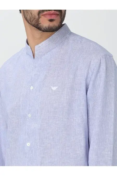 GIORGIO ARMANI Camicia Uomo Giorgio Armani Un Capo Di Alta Moda Per L\'uomo Contemporaneo. Qualità E Stile Incomparabili. Tessuto Pregiato Design Elegante Marchio Di Lusso Comfort Garantito Investi Nel Tuo Look Con La Camicia G