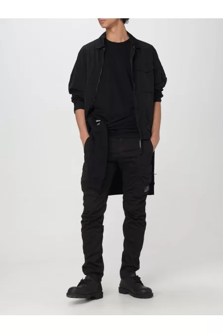 CP COMPANY GABARDINE ZIPPED SHIRT