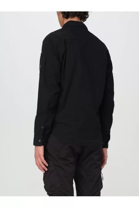 CP COMPANY GABARDINE ZIPPED SHIRT