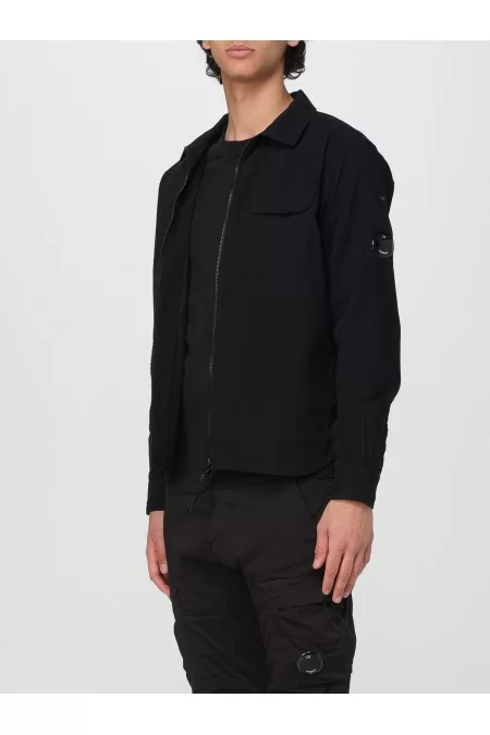 CP COMPANY GABARDINE ZIPPED SHIRT