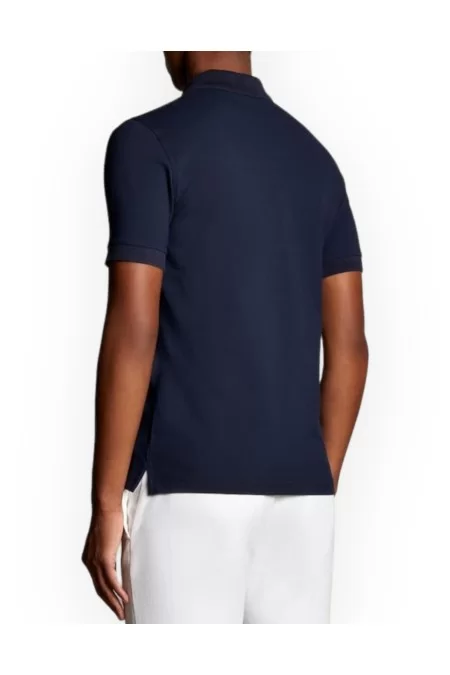 FAY POLO DB COLLAR PIQUET STR BICOLOR