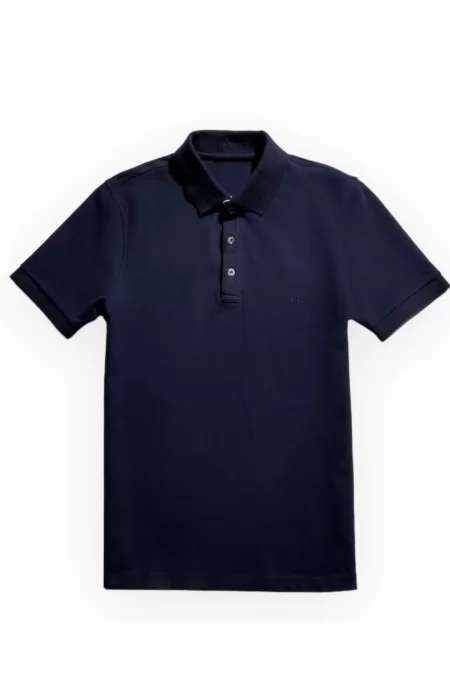 FAY POLO DB COLLAR PIQUET STR BICOLOR