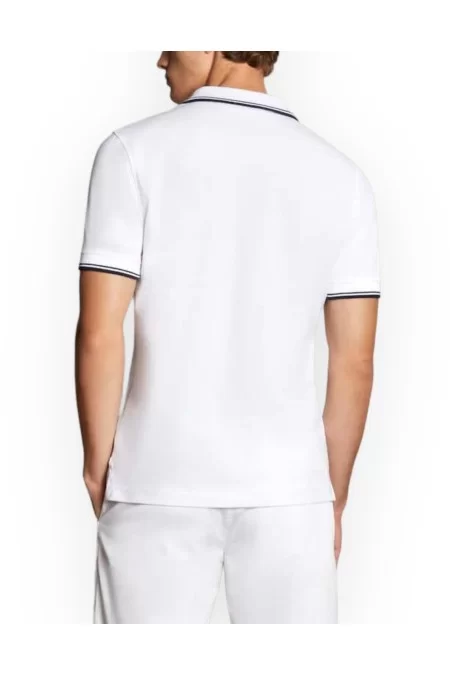 FAY POLO DB COLLAR PIQUET STR STRIPES