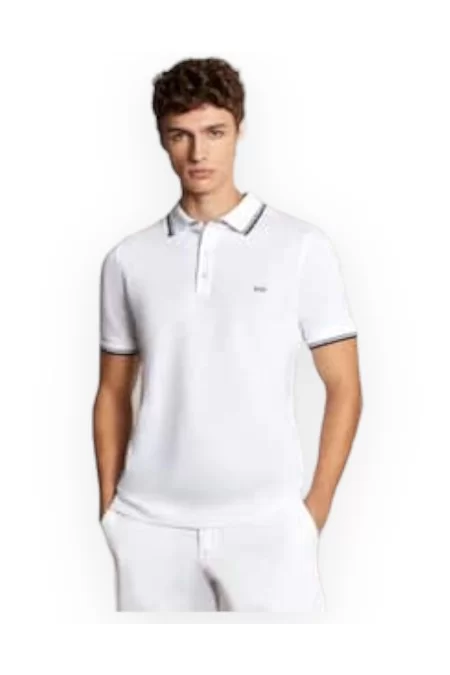 FAY POLO DB COLLAR PIQUET STR STRIPES