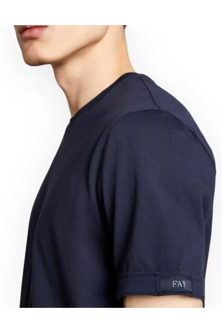FAY T-SHIRT BLUE TAG