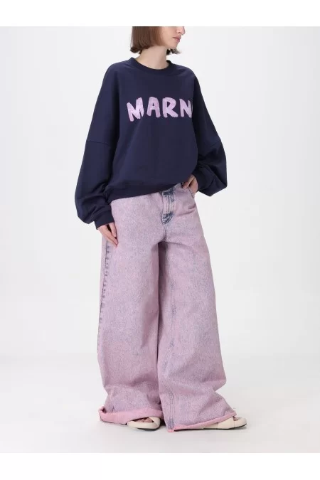 MARNI Felpa Da Donna MARNI Comfort E Stile Unici Con Il Marchio MARNI Sulle Maglie