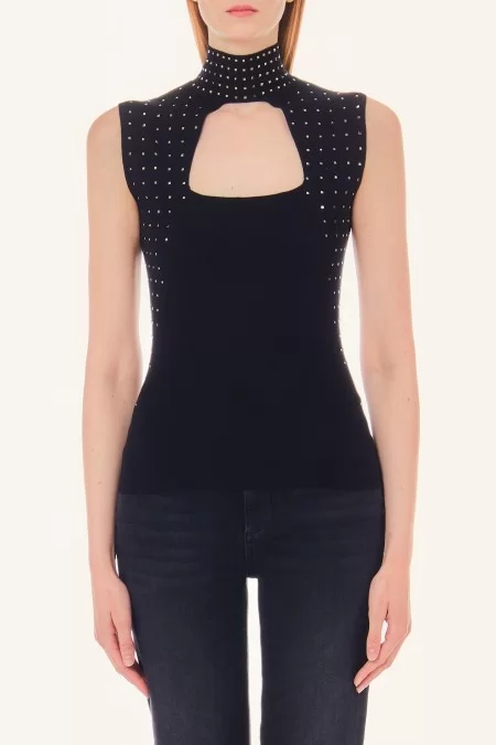 LIU JO WHITE LIU JO BIANCO Top elegante e di alta qualità per donne sofisticate