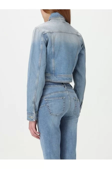 LIU JO BLUE DENIM GIUBBINO DENIM SCOOP